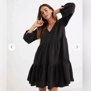 Madewell Black Mini Dress